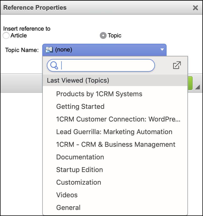 Knowledge Base Module Articles